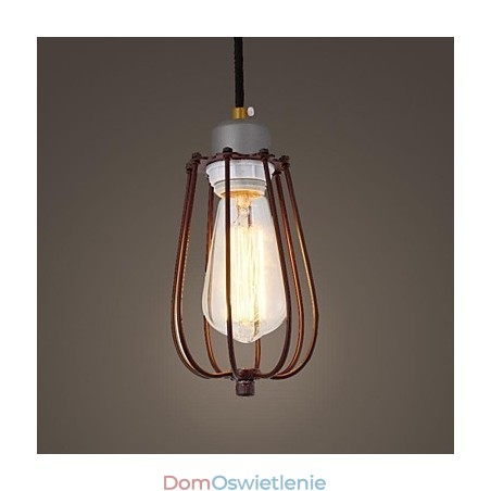 Vintage Mini Styl Malowanie Metalowa Lampa Wisząca