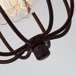 Vintage Mini Styl Malowanie Metalowa Lampa Wisząca