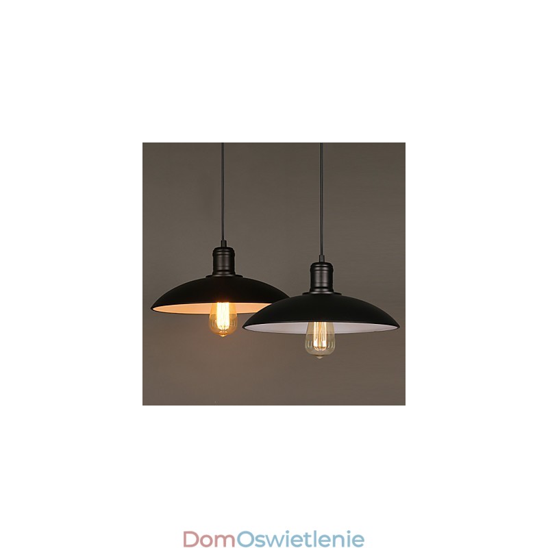 Lampy i latarnie Sztuka renowacji Pojedyncza głowica kutego żelaza Latający spodek Droplight