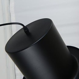 Retro Malowanie Metalowa Lampa Wisząca Garaż