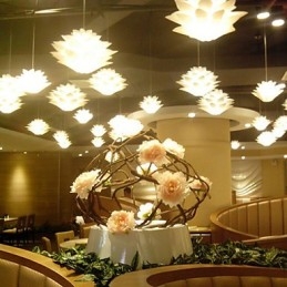 Nowoczesna dekoracyjna lampa DropLight Lotus