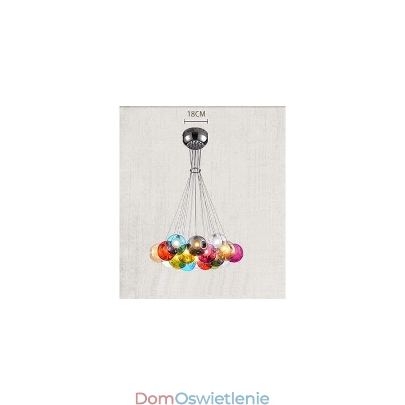 Kreatywna lampa w kształcie rybki w stylu nordyckim, przywracająca dawne sposoby, szklana, kreatywna lampa wisząca Droplight (Jeśli zamówisz wiele szklanych kul, zostanie dostarczona z jedną zawieszką) (Wybierz ilość i kolor szklanej kuli poniżej)