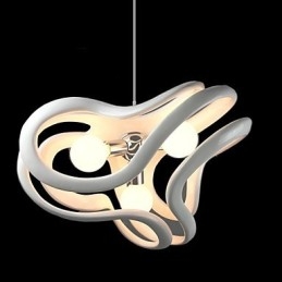 Nowoczesna współczesna lampa wisząca z żywicy