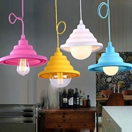 Lampy wiszące Nowoczesne Współczesne Plastikowe