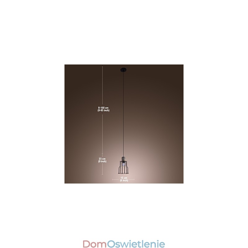 Tradycyjny Klasyczny Styl Vintage Mini Malowanie Wisząca Lampa