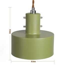 Nowoczesny współczesny wiejski styl miniaturowy obraz metalowy wiszący lampa dziecięca