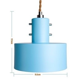 Nowoczesny współczesny wiejski styl miniaturowy obraz metalowy wiszący lampa dziecięca