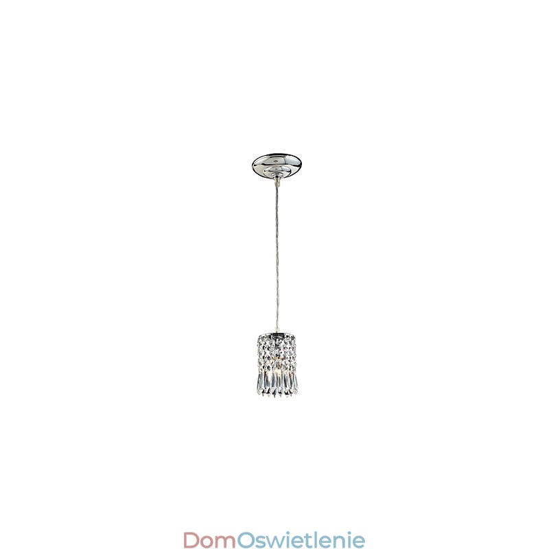 Nowoczesna współczesna kryształowa lampa wisząca w stylu mini galwanizowanym