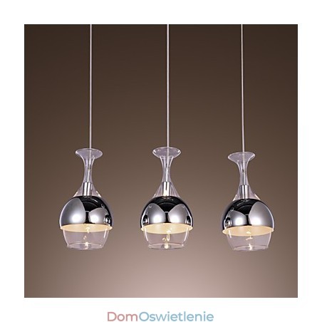 Nowoczesna kreatywna lampa wisząca z 3 światłami w kształcie kielicha Nowoczesna kreatywna lampa wisząca z 3 światłami w kształcie kielicha