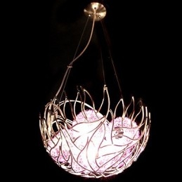 Nowoczesna współczesna miska kryształowa żyrandol wisząca lampa