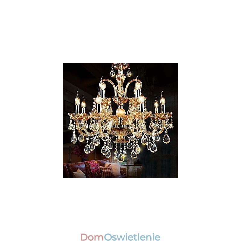 Żyrandol Kryształowy Nowoczesny Współczesny Tradycyjny Klasyczny Szklany