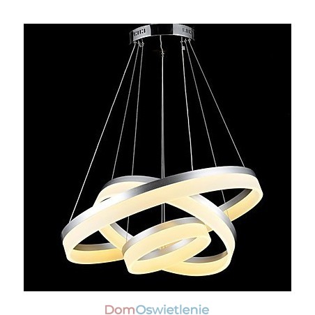 Okrągła lampa wisząca Nowoczesne lampy akrylowe Oświetlenie Luksusowe trzy pierścienie Lampy sufitowe Oprawy Okrągła lampa wisząca Nowoczesne lampy akrylowe Oświetlenie Luksusowe trzy pierścienie Lampy sufitowe Oprawy