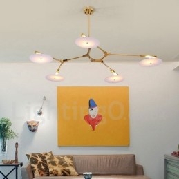 5-punktowa nowoczesna lampa żyrandolowa