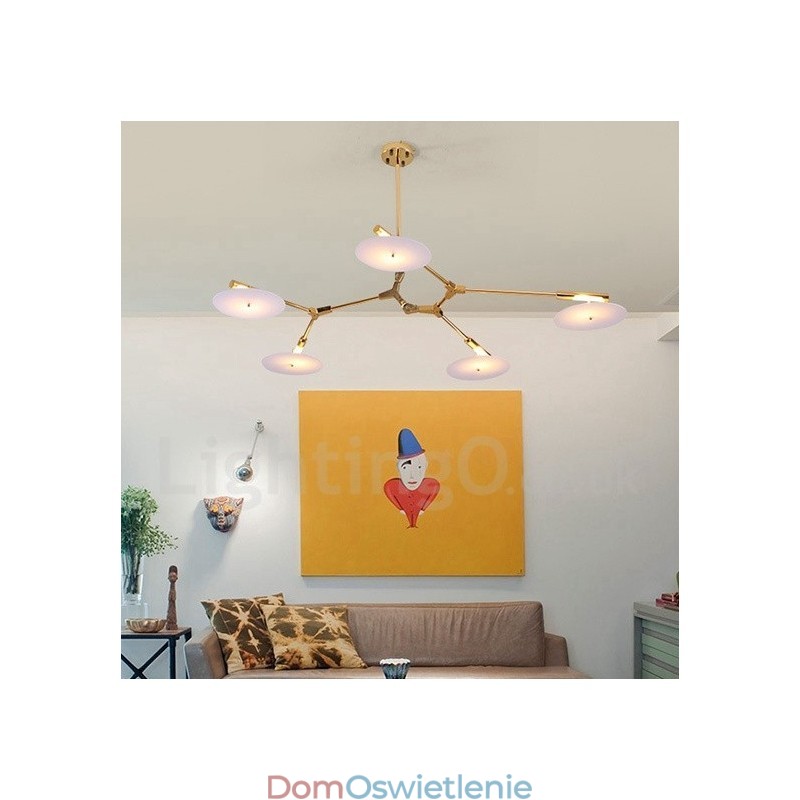 5-punktowa nowoczesna lampa żyrandolowa