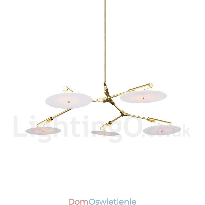 5-punktowa nowoczesna lampa żyrandolowa