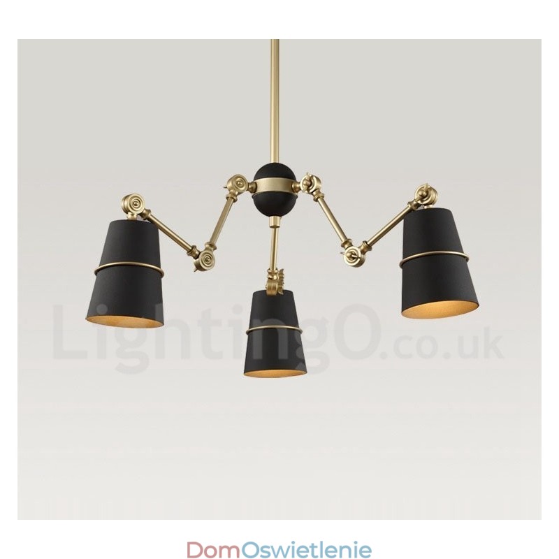 3-punktowa nowoczesna lampa żyrandolowa