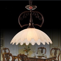 Retro ręcznie malowana lampa wisząca lampa oświetlenie oświetlenie