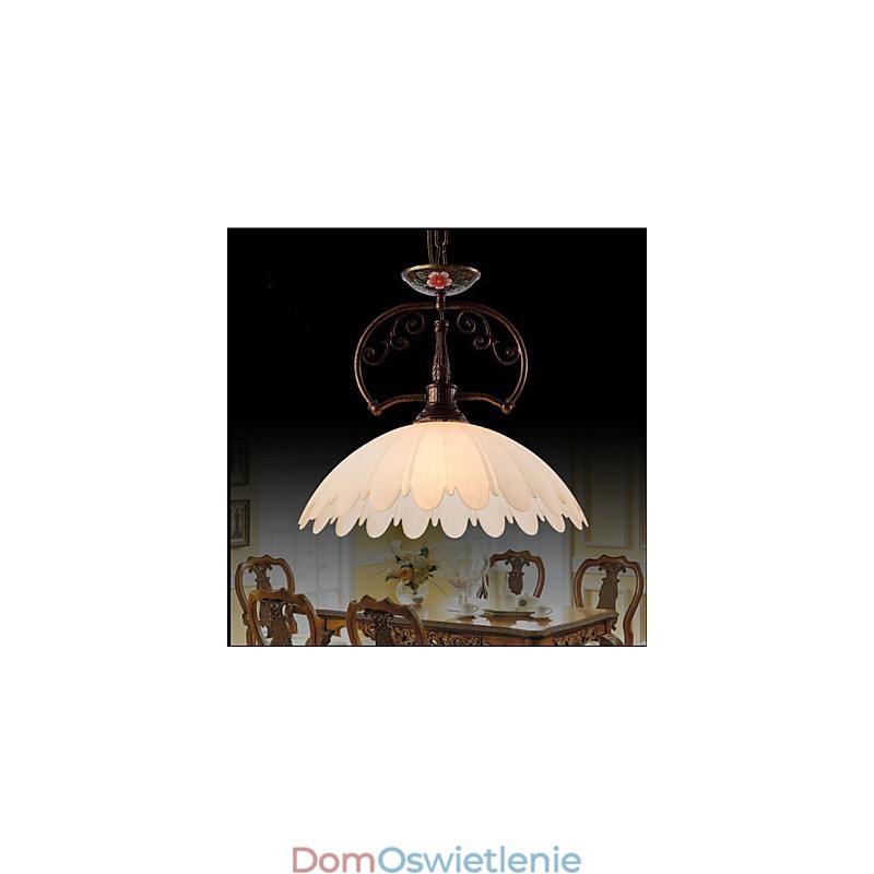 Retro ręcznie malowana lampa wisząca lampa oświetlenie oświetlenie