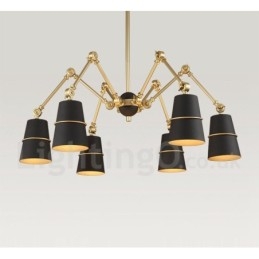 6-punktowa lampa żyrandolowa w nowoczesnym, współczesnym stylu