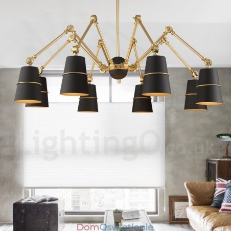 8-punktowa nowoczesna lampa żyrandolowa 8-punktowa nowoczesna lampa żyrandolowa