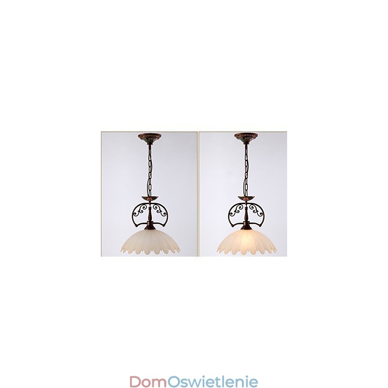 Retro ręcznie malowana lampa wisząca lampa oświetlenie oświetlenie