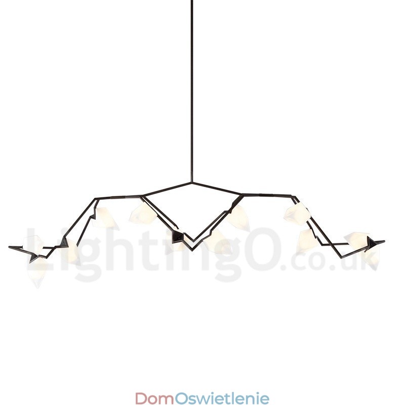 Nowoczesna współczesna lampa żyrandolowa z 8 światłami