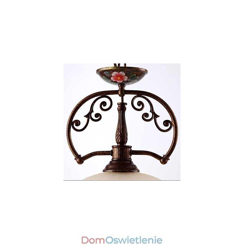 Retro ręcznie malowana lampa wisząca lampa oświetlenie oświetlenie