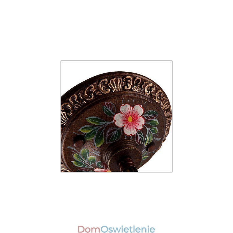 Retro ręcznie malowana lampa wisząca lampa oświetlenie oświetlenie