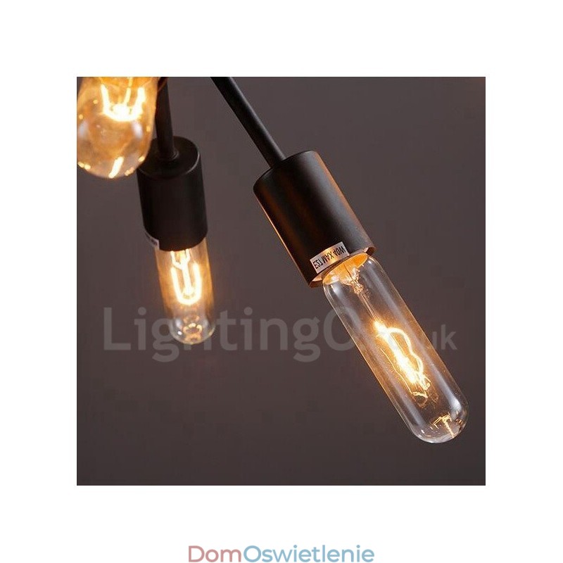 12-punktowy żyrandol retro vintage Sputnik