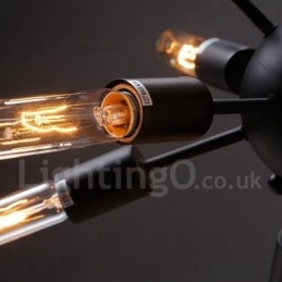 12-punktowy żyrandol retro vintage Sputnik