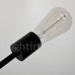 16-światłowy żyrandol retro vintage Sputnik