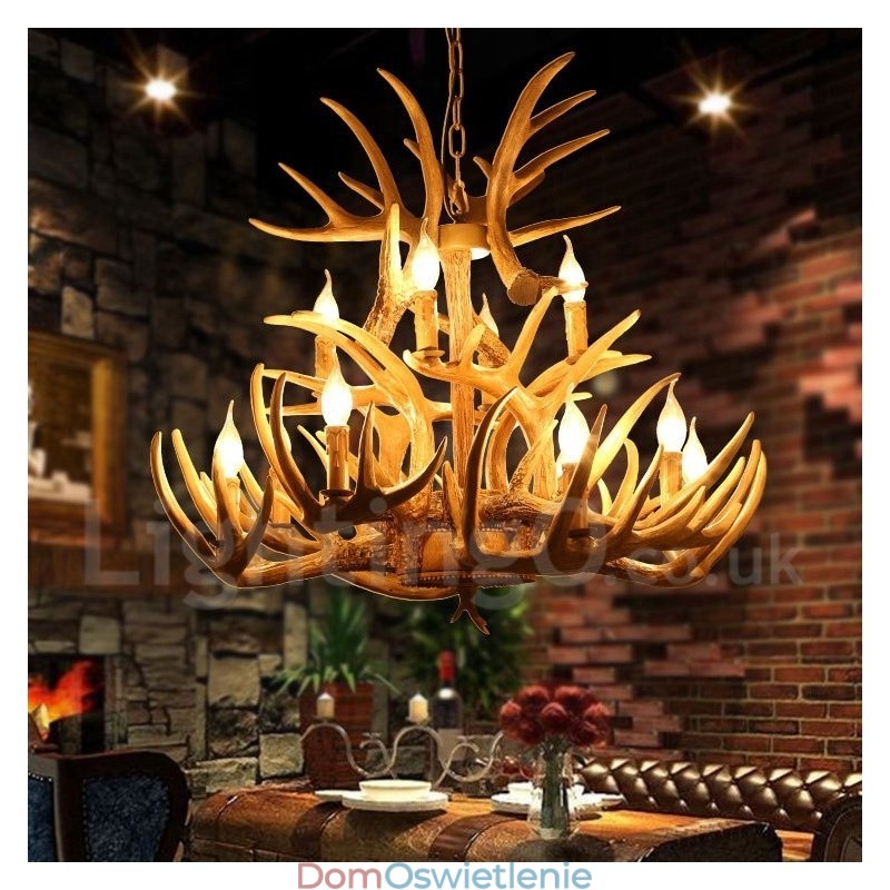 Żyrandol Vintage Country 12 Light