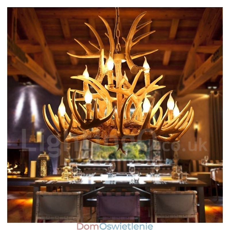 Żyrandol Vintage Country 12 Light