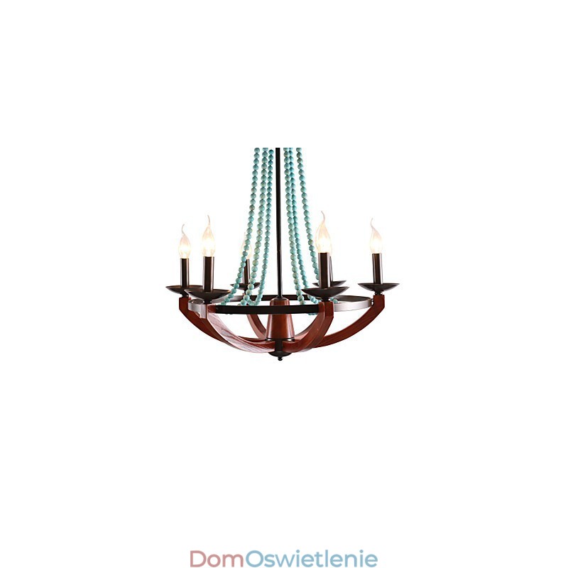 Bohemia 6 Proste europejskie śródziemnomorskie lampy z głową w stylu amerykańskim, wiejskim, brytyjskim