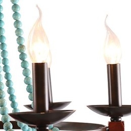 Bohemia 6 Proste europejskie śródziemnomorskie lampy z głową w stylu amerykańskim, wiejskim, brytyjskim