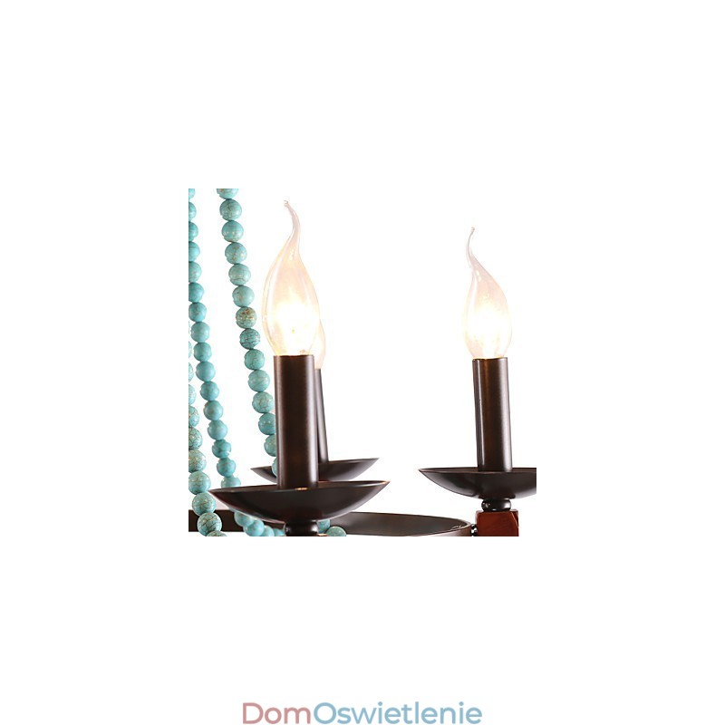 Bohemia 6 Proste europejskie śródziemnomorskie lampy z głową w stylu amerykańskim, wiejskim, brytyjskim