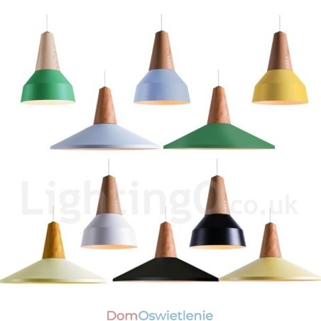 1 Światło Nowoczesna Współczesna Drewniana Lampa Wisząca 1 Światło Nowoczesna Współczesna Drewniana Lampa Wisząca