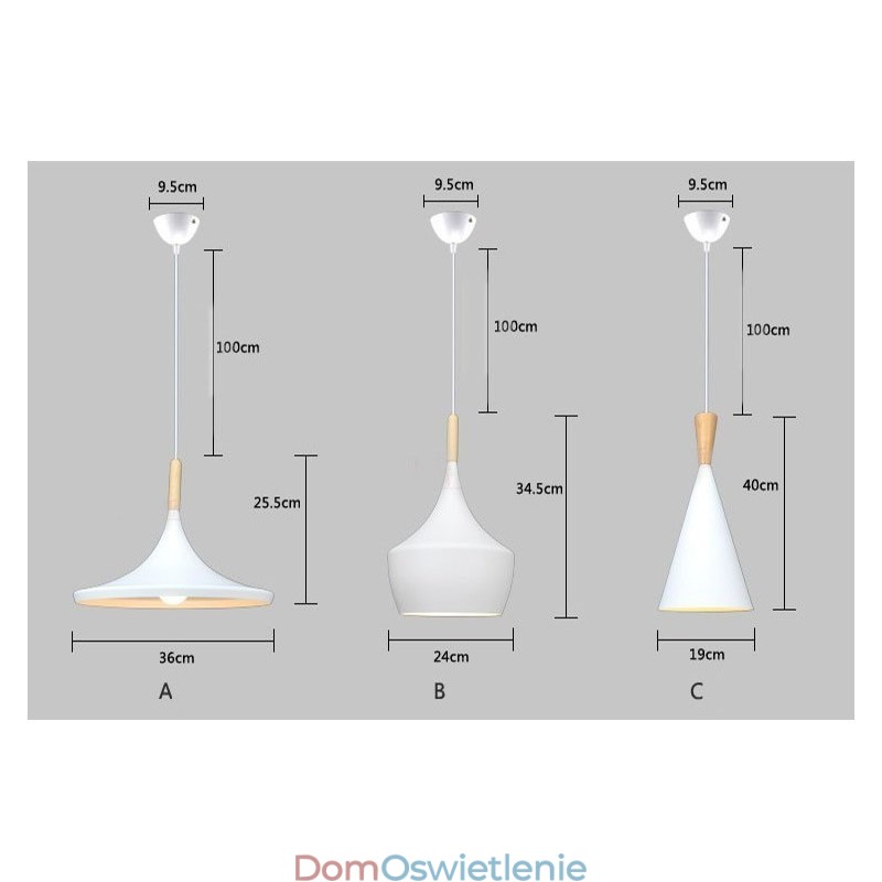 1 Światło Nowoczesna Współczesna Lampa Wisząca