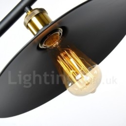 2 światła Country Vintage Metalowa lampa wisząca