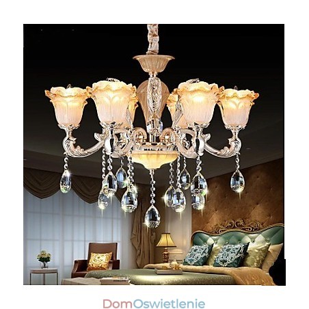 Europejska lampa wisząca w stylu retro kryształowa lampa Americange Europejska lampa wisząca w stylu retro kryształowa lampa Americange