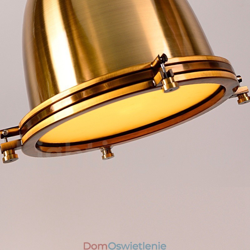 Lampa wisząca z metalu w stylu vintage