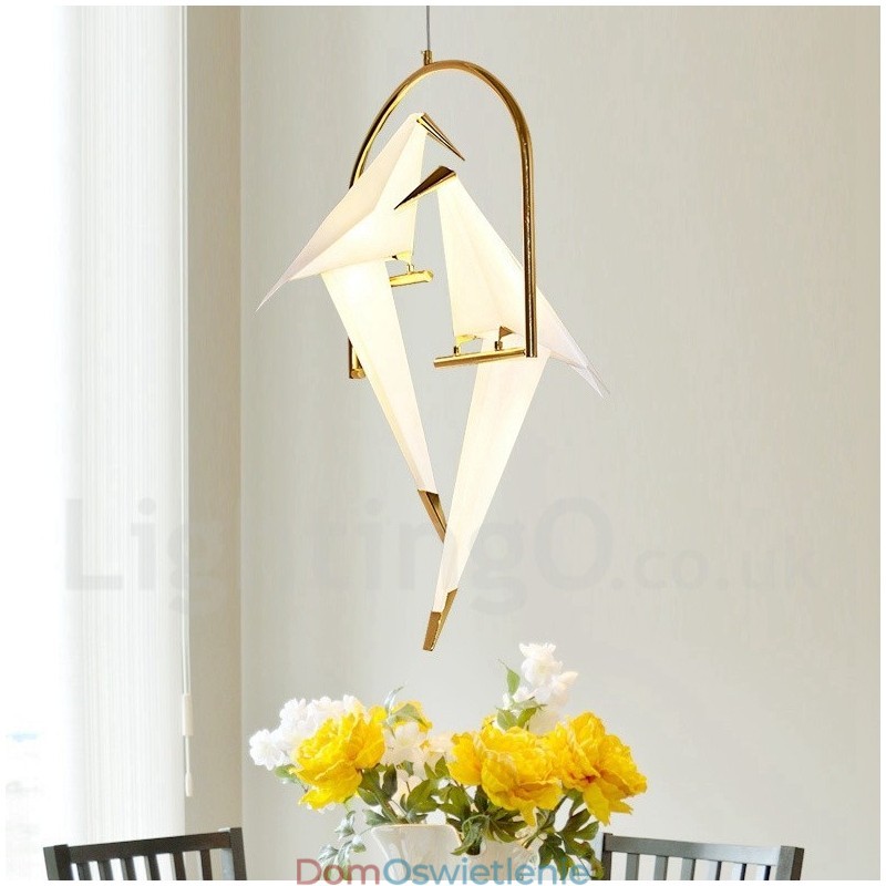 Nowoczesna współczesna lampa wisząca Paper Crane 2 Light