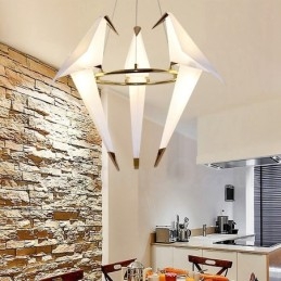 Nowoczesna współczesna lampa wisząca Paper Crane 3 Light