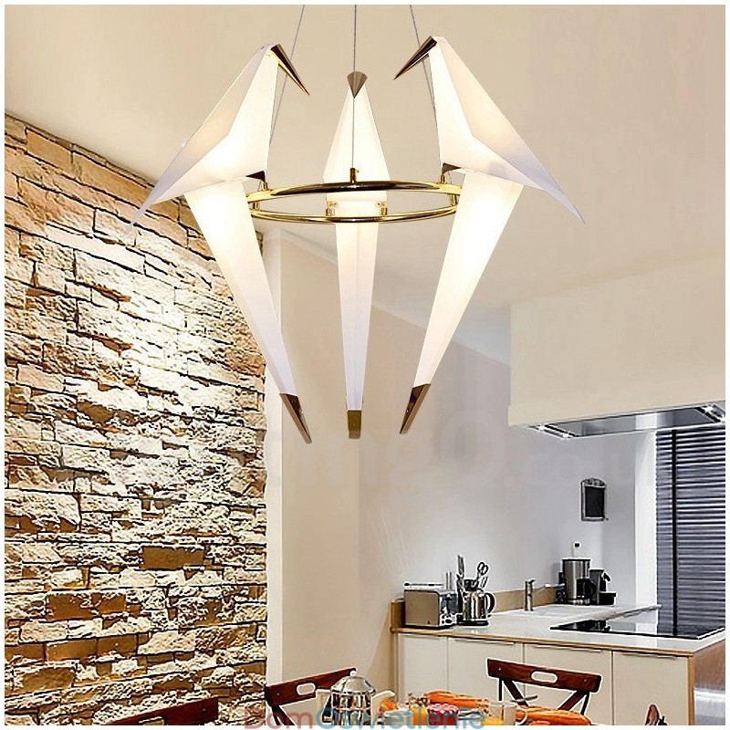 Nowoczesna współczesna lampa wisząca Paper Crane 3 Light