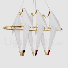 Nowoczesna współczesna lampa wisząca Paper Crane 6 Light