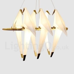 Nowoczesna współczesna lampa wisząca Paper Crane 6 Light
