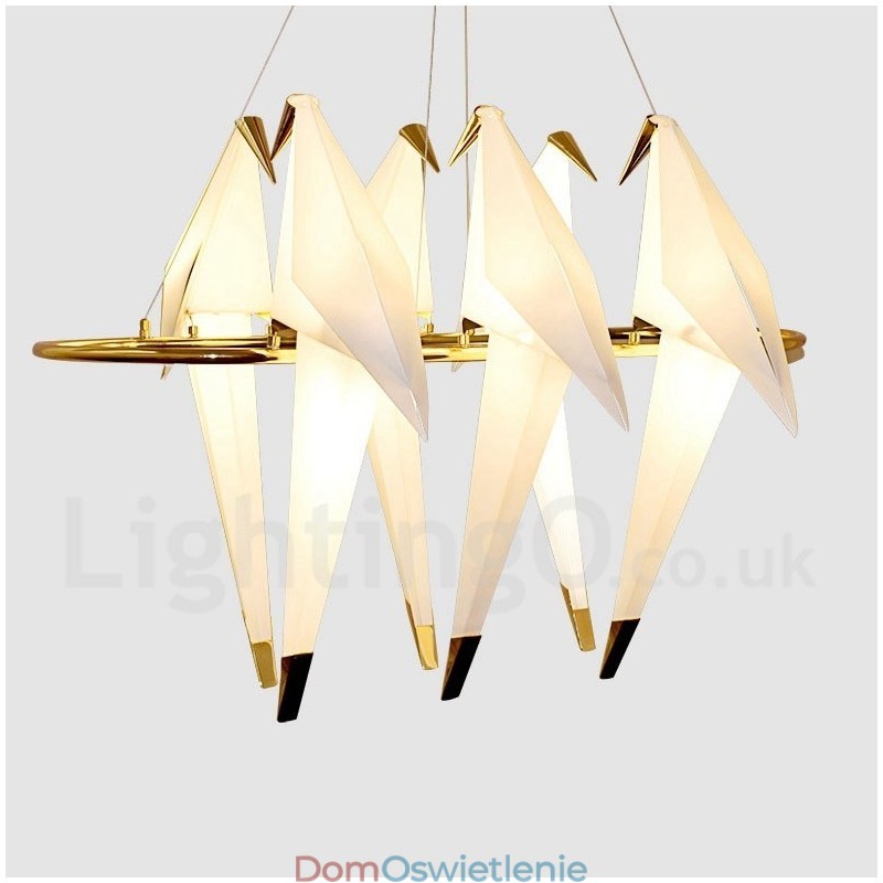 Nowoczesna współczesna lampa wisząca Paper Crane 6 Light