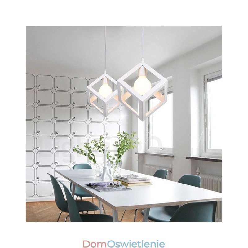 Nowoczesna współczesna wielokolorowa metalowa lampa wisząca z 1 światłem