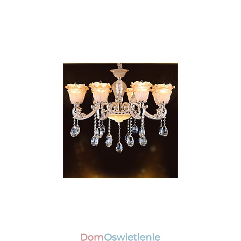 Europejska lampa wisząca w stylu retro kryształowa lampa Americange