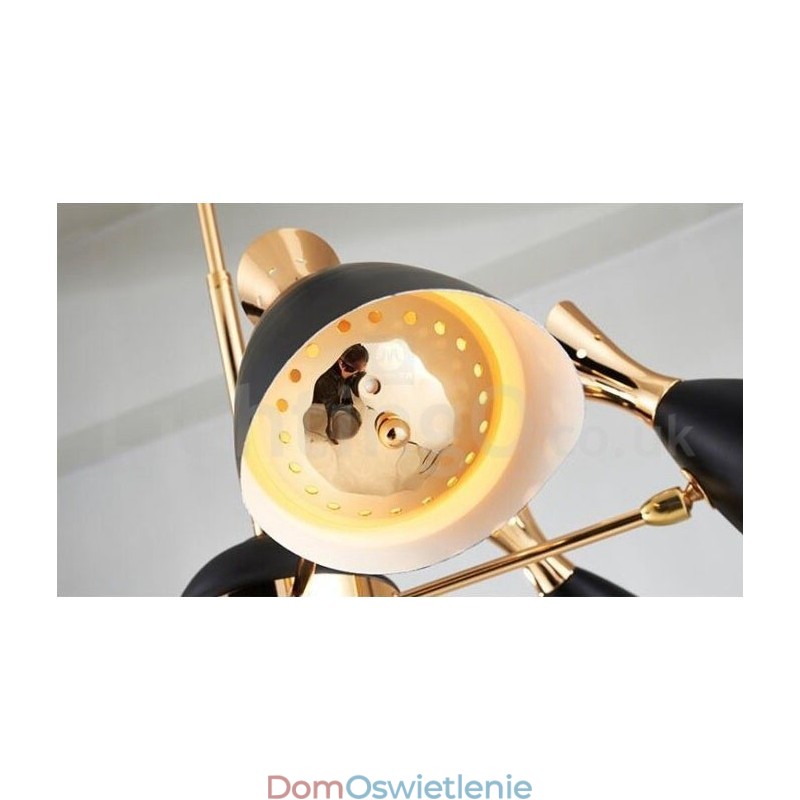 Nowoczesna współczesna lampa żyrandolowa z 8 światłami